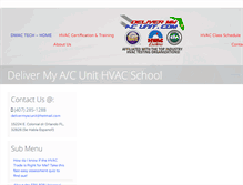 Tablet Screenshot of delivermyacunit.com